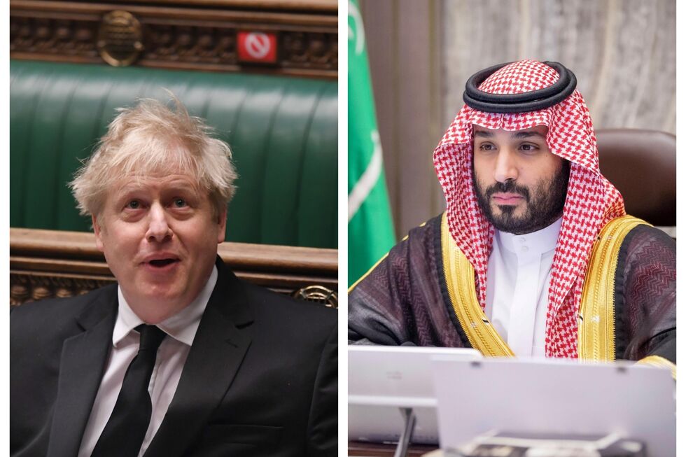 Boris Johnson - Mohammed bin Salman