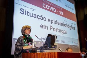 Marta Temido - Reunião no Infarmed