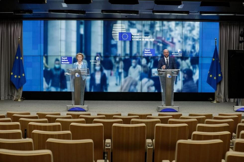 Ursula Von Der Leyen conselho europeu Charles Michel 