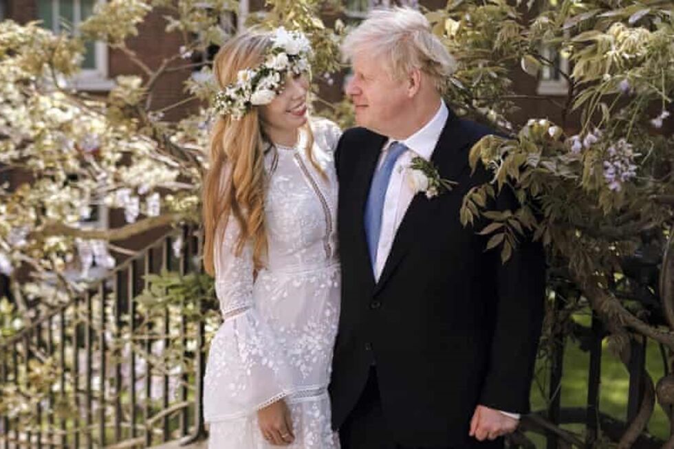 Boris Johnson e Carrie Symonds