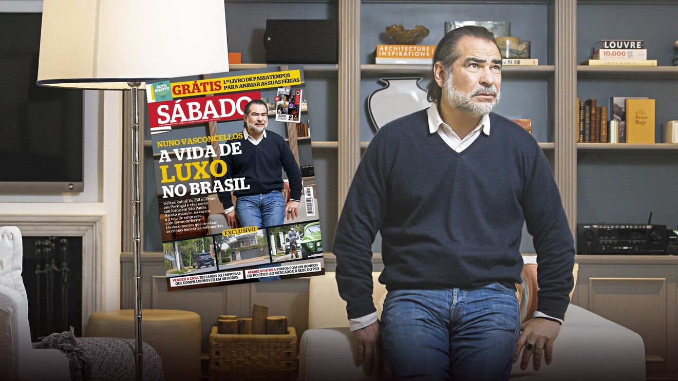 A vida de luxo de Nuno Vasconcellos no Brasil