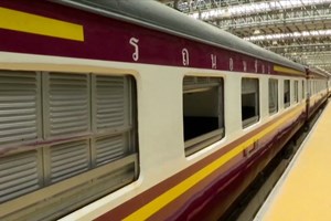 Tailândia. Carruagens de comboio transformadas em enfermarias para doentes com covid-19