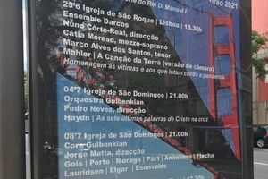Festival Estoril Lisboa promovido com imagem da ponte Golden Gate em São Francisco