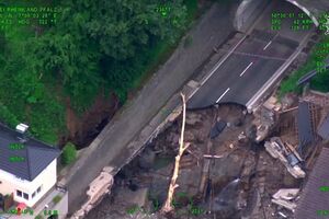 Novas imagens aéreas mostram dimensão dos estragos no vale do Ahr na Alemanha - sabado