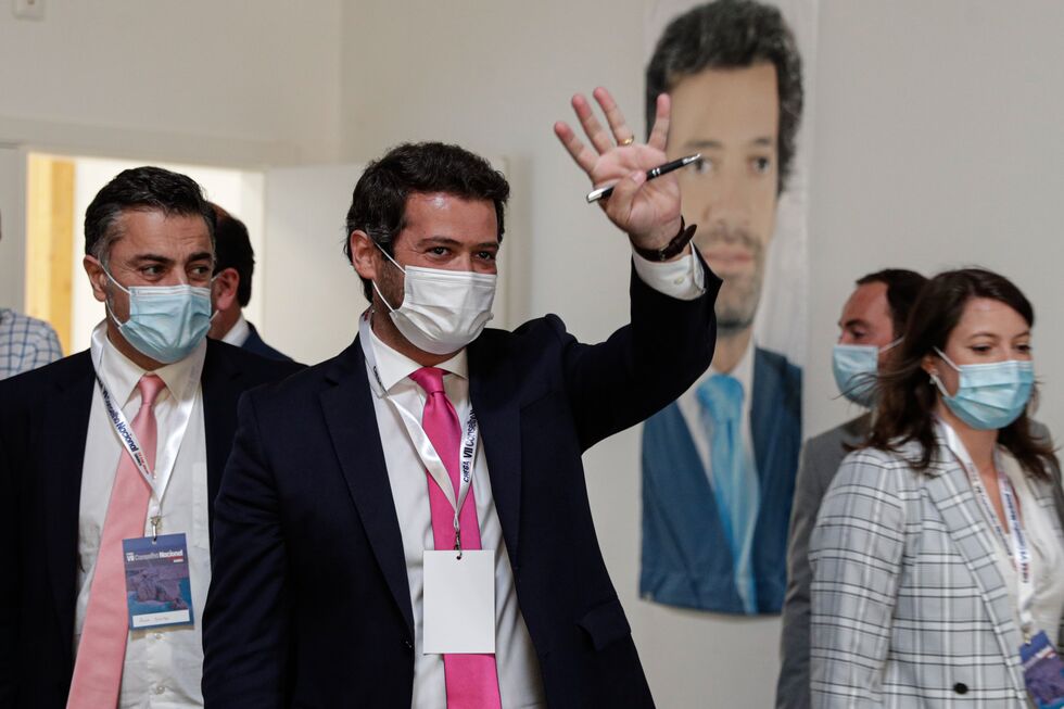 André Ventura no VII Conselho Nacional do Chega