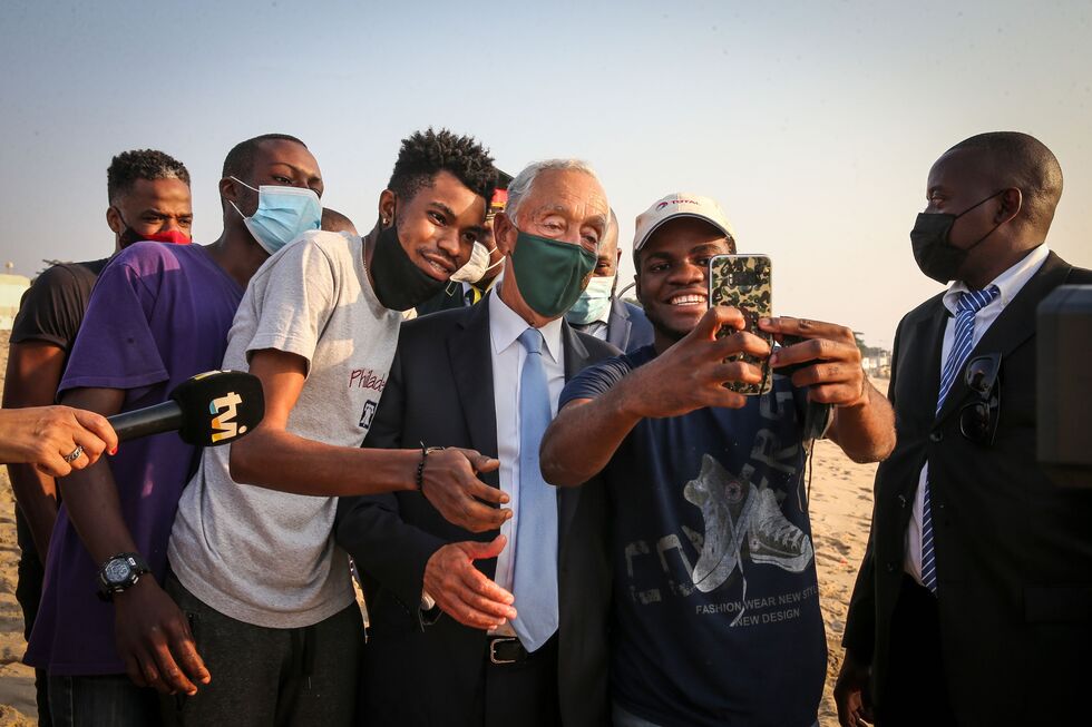 Marcelo Rebelo de Sousa em Luanda