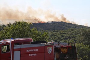 Incêndios: Mais de 170 bombeiros combatem dois fogos em Loulé