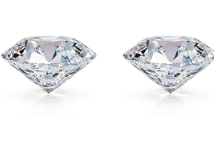 Consegue distinguir estes dois diamantes?