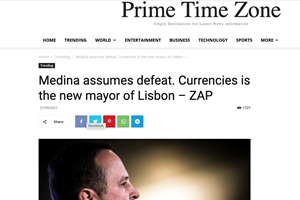 O novo autarca de Lisboa é Carlos 'Currencies', assim lhe chama página de notícias em inglês