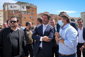 André Ventura no Bairro da Jamaica