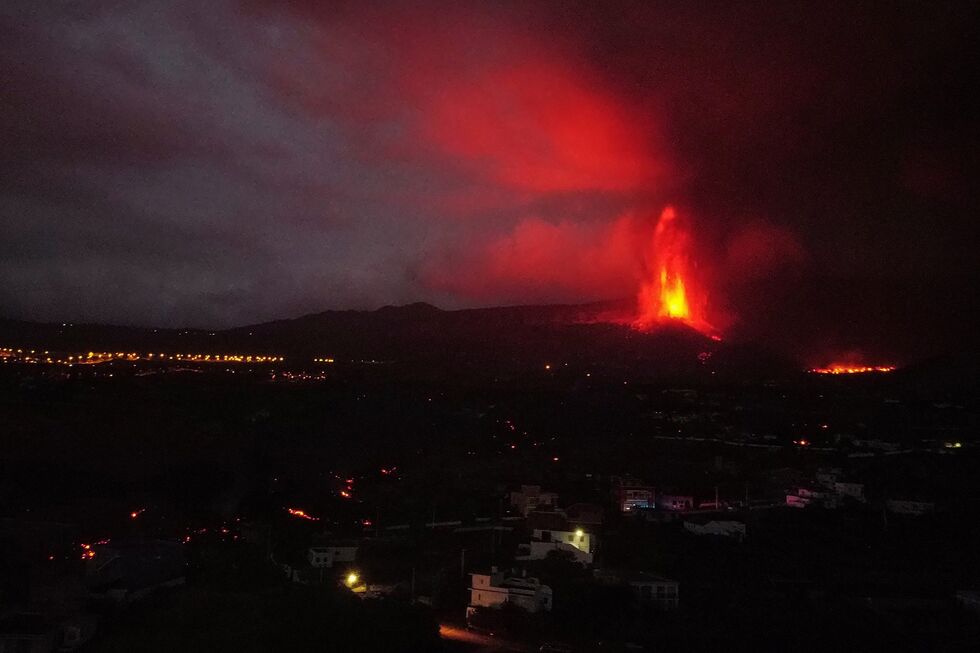 Vulcão nas Canárias