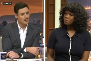 Portugal é um país racista, disse o pivot. 'Olhe que eu não acho...'