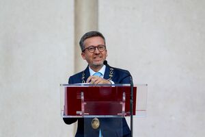 Carlos Moedas na tomada de posse da CML