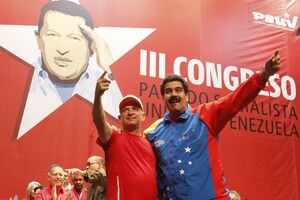 El Pollo Carvajal e Nicolás Maduro