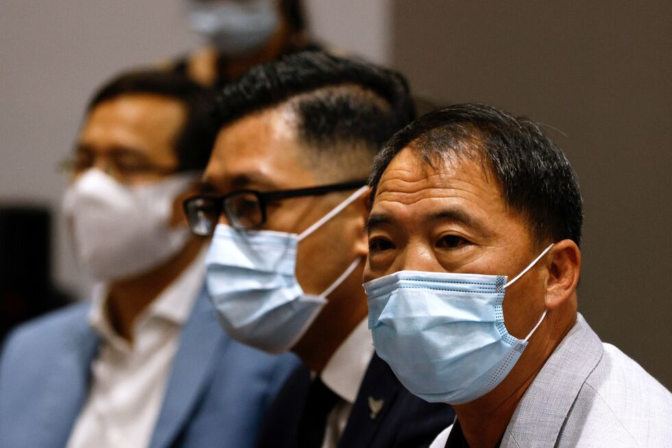 Ativistas Hong Kong Wu Chi-wai