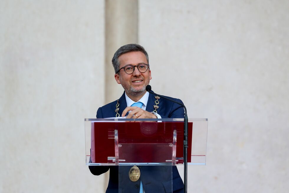 Carlos Moedas na tomada de posse da CML