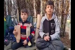 Criança na fronteira bielorrussa pede ajuda a Ronaldo
