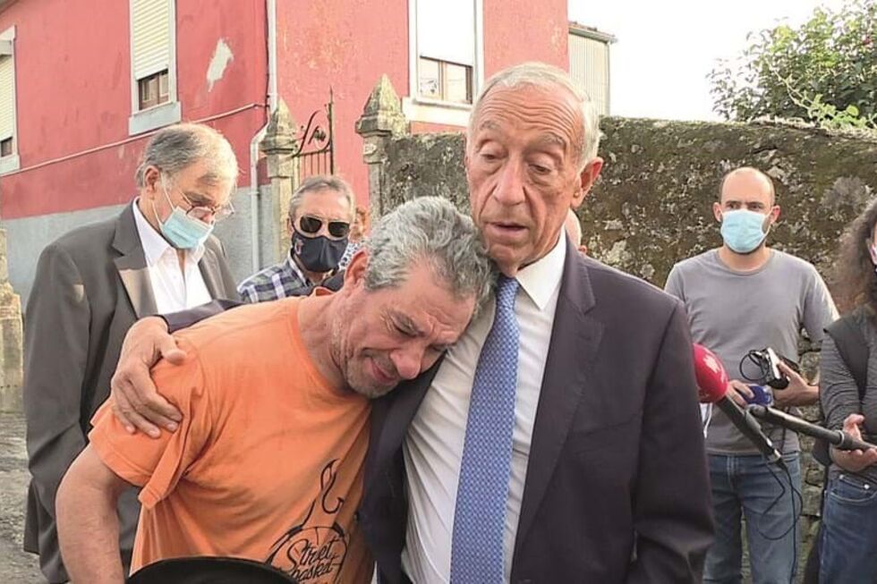Manuel Fernandes reencontrou-se com Marcelo Rebelo de Sousa no dia 18 de outubro. Um ano antes, o Presidente descobriu-o a viver sob um viaduto no Porto