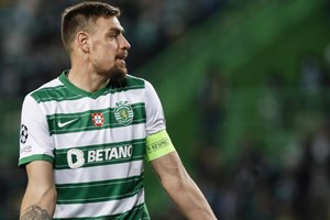 Covid-19: Coates é o único caso positivo nos testes realizados no Sporting