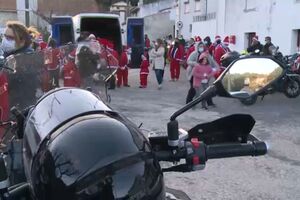 'Pais Natais' motards espalham o espírito natalício no concelho de Góis