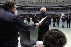 António Costa votou antecipadamente no Porto
