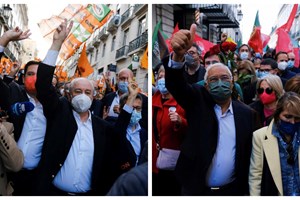 Na batalha do Chiado, cheirou-se a empate técnico entre PS e PSD – e a Covid-19