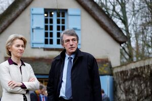 Von der Leyen e Sassoli