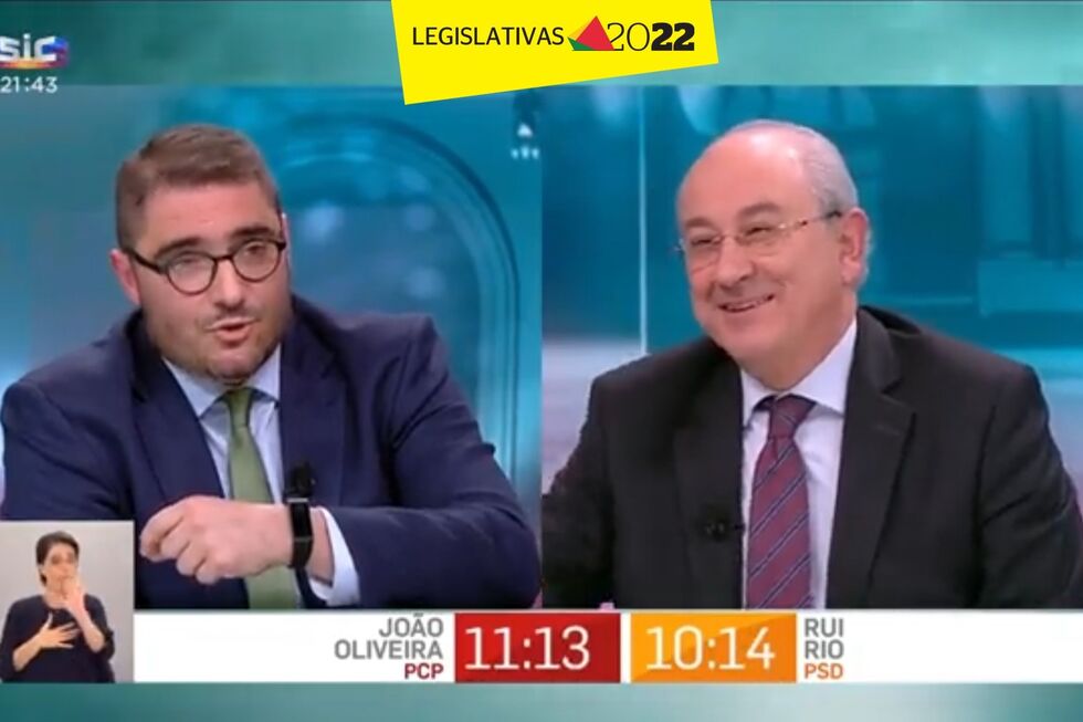 Rui Rio vs. João Oliveira