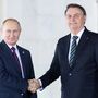 Vladimir Putin exige que Bolsonaro faça cinco testes à covid-19