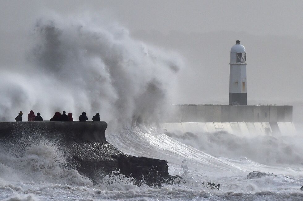 Tempestade Franklin no País de Gales