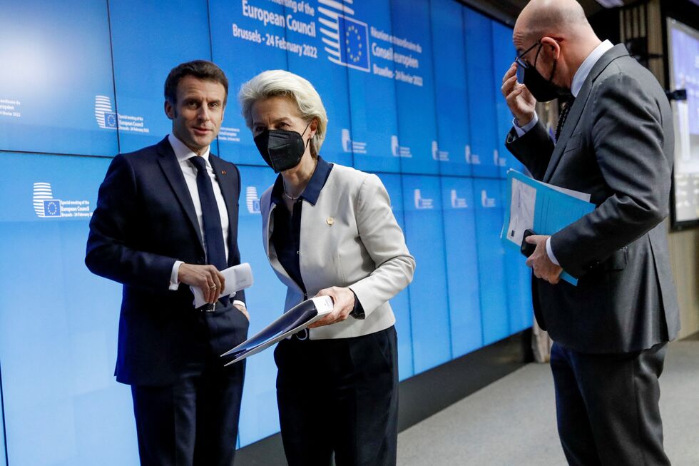 Von der Leyen // Emmanuel Macron // Charles Michel