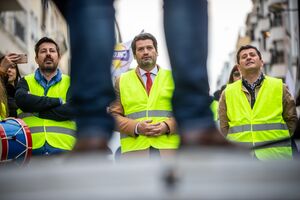 Chega em concentração contra o aumento do preço dos combustíveis