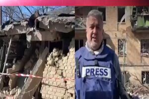 "Foi junto a escola e infantário": Enviado especial da CMTV mostra destruição deixada por míssil russo em Kiev