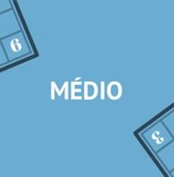 SUDOKU (médio), 04 de agosto 2025