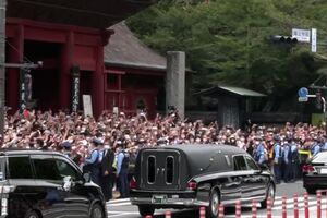 O último adeus a antigo primeiro-ministro japonês Shinzo Abe