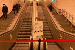 Escadas rolantes todas a funcionar no metro da Baixa-Chiado? Só em 2024 