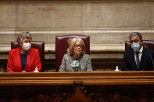 Edite Estrela caiu no Parlamento e precisou de assistência do INEM