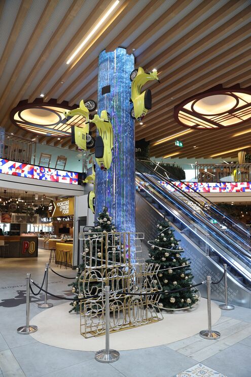 Há um novo espaço neste centro comercial que o torna perfeito para visitar e desfrutar
