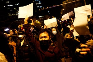 O papel branco é uma arma (na China)