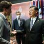 Xi puxa as orelhas a Trudeau em público. A resposta: 'No Canadá acreditamos no diálogo livre'