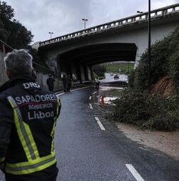 Mau tempo: Sapadores de Lisboa receberam cerca de 50 pedidos em três horas
