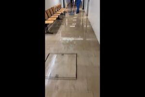 Hospital São Francisco Xavier ficou inundado e não está a receber doentes