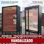 Vandalizado painel com entrevista anti-democrática de Cunhal