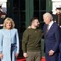 Zelensky a Joe Biden: 'É uma grande honra estar aqui'