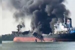Explosão em navio petroleiro faz um morto e sete desaparecidos na Tailândia 