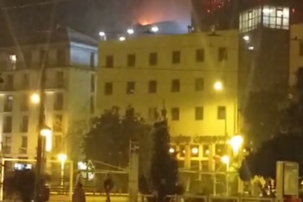 Incêndio no Martim Moniz