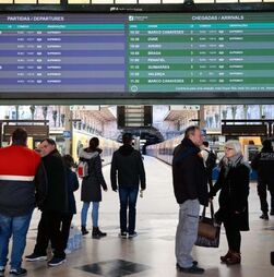 Mau tempo: Circulação ferroviária suspensa na Linha do Minho após queda de árvore