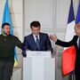 Zelensky diz a Macron e Scholz: 'A Ucrânia sabe ser forte'