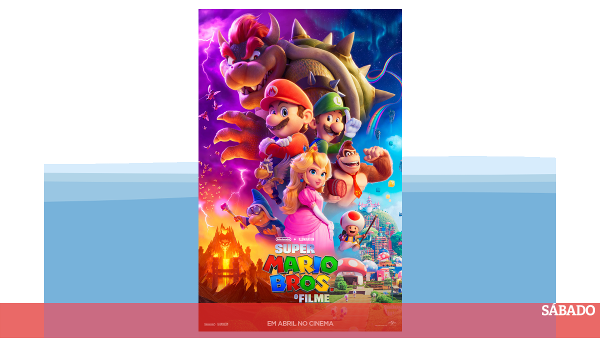 Super Mario Bros: O Filme chega aos cinemas em 6 de abril!