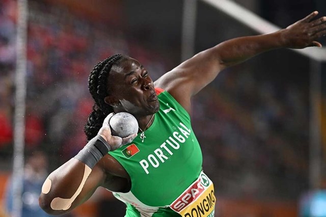 Auriol Dongmo bicampeã europeia do lançamento do peso Desporto SÁBADO